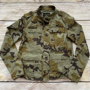 Sanctuary Green Camo Jacket Ladies XS